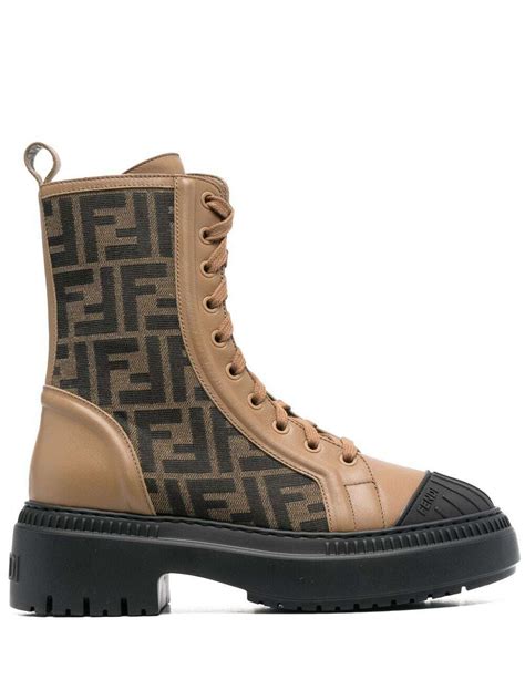 fendi canvas boots|fendi trekking boots.